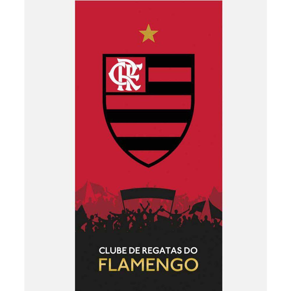 Toalha de Banho Flamengo Velour 70x140cm Dohler FLAMENGO 12