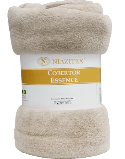 Cobertor Casal Essence 1,80x2,20 Niazitex Cor.Fendi
