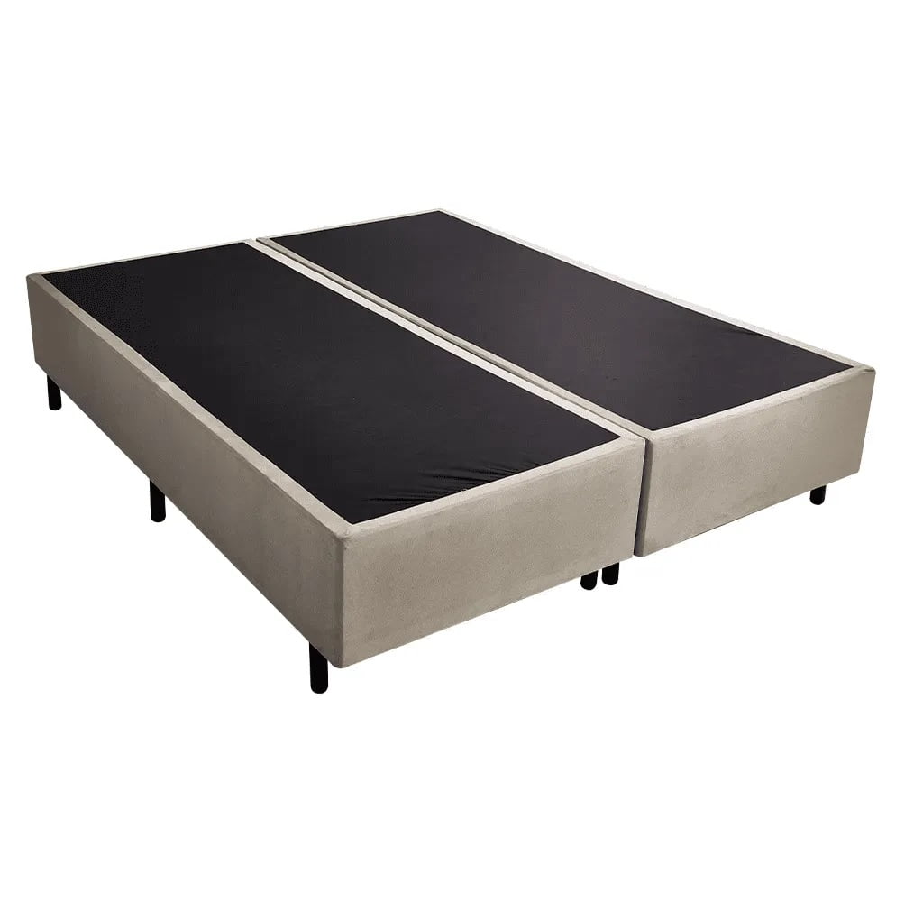BASE BOX 158X198X025 COR 093 BEGE QUEEN GP MOVEIS