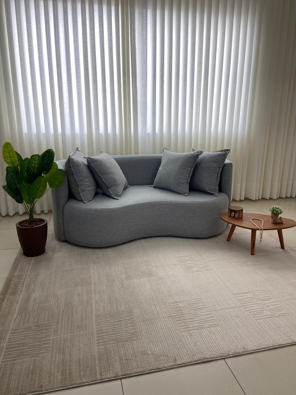 Tapete para Sala - Quarto Turco Neutro Madri Bege