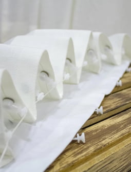 Cortina Linho Mônaco Com Forro Microfibra 6,50m Larg x Altura Ajust até 2,90m - p/ Trilho Simples 2,50m - Fatimalhas Decor Off White