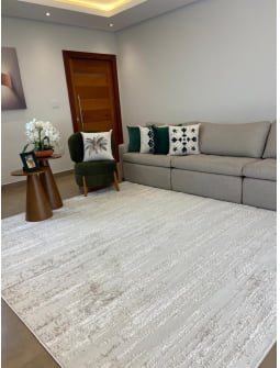 Tapete Egípcio Lunara 02 Off White / Bege Sob Medida