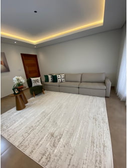 Tapete Egípcio Lunara 02 Off White / Bege Sob Medida