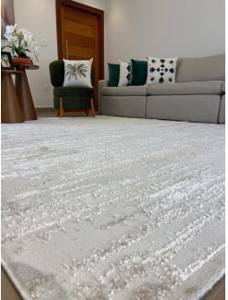 Tapete Egípcio Lunara 02 Off White / Bege Sob Medida