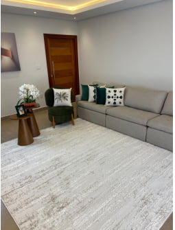 Tapete Egípcio Lunara 02 Off White / Bege Sob Medida