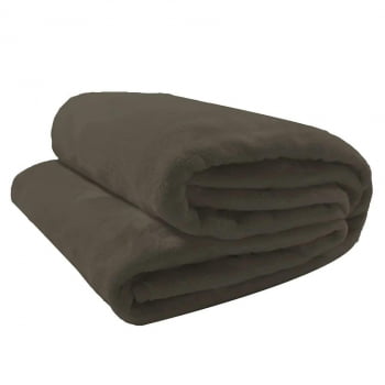 Cobertor King Velour 300 240x260 Microfibra Camesa Neo Marrom