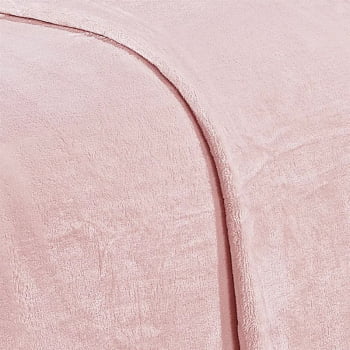 Cobertor Super King Microfibra Toque de Seda Lisa Niazitex ROSE