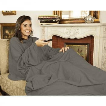 Cobertor Tv com Mangas 1,60x2,30m Laoni CINZA