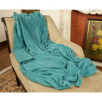 Cobertor Tv com Mangas 1,60x2,30m Laoni VERDE