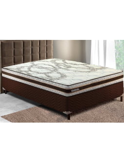 COLCHAO RESISTE HOTEL DUO SPEDD BRANCO 2019 D45 138X188X25 ESPUMA CASAL PAROPAS