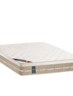 CONJUNTO COLCHAO PREMIUM TECNOPEDIC NEW ONE FACE 138X188X030 MOLA CASAL CASTOR + BOX