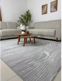 Tapete Egípcio CB01 Wave Cinza
