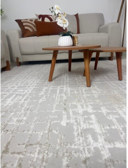 Tapete Egípcio CB02 Estonado Off White e Bege Tapete Egípcio CB02 Estonado Off White e Bege