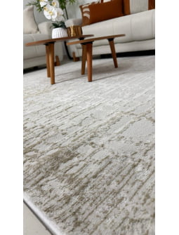 Tapete Egípcio CB02 Estonado Off White e Bege