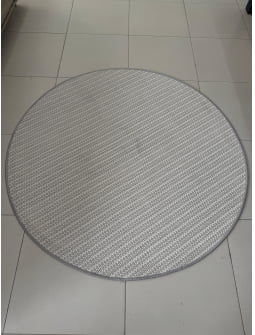 TAPETE LUMINE REDONDO 1,50M RAYZA ALBA G