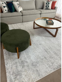 TAPETE PARA SALA OU QUARTO TURCO DIAMOND 14 CINZA TAPETE PARA SALA OU QUARTO TURCO DIAMOND 14 CINZA