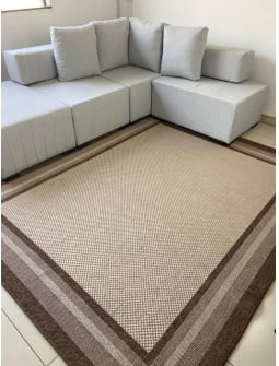 Tapete para Sala Sisal Nac Mold 170