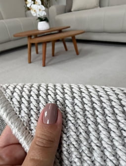 TAPETE SISAL EGÍPCIO RUSTIC 10 CINZA TAPETE SISAL EGÍPCIO RUSTIC 10 CINZA