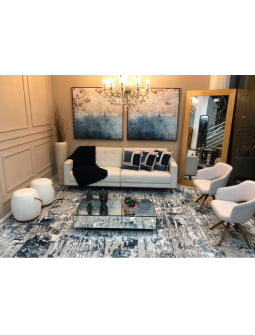 Tapete Turco Turkish 2,50x3,00m 7602A Azul RW Group