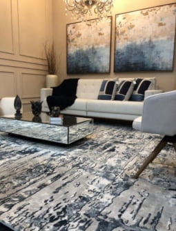 Tapete Turco Turkish 2,50x3,00m 7602A Azul RW Group