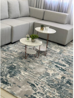 Tapete Turco Turkish 2,50x3,00m 7602A Azul RW Group