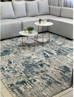 Tapete Turco Turkish 2,50x3,00m 7602A Azul RW Group