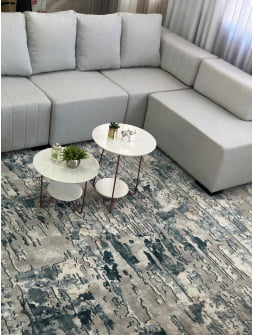 Tapete Turco Turkish 2,50x3,00m 7602A Azul RW Group