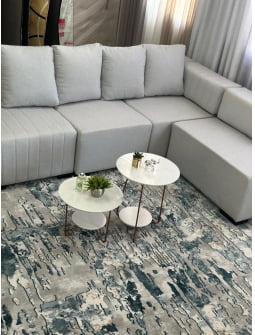 Tapete Turco Turkish 2,50x3,00m 7602A Azul RW Group