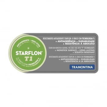 Jogo de Panelas Tramontina Turim Alumínio Revestimento Antiaderente Starflon 4 Peças